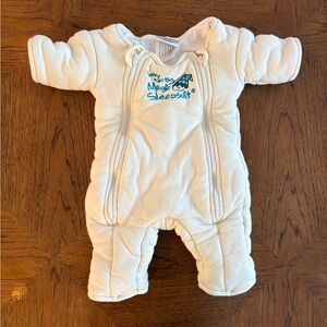 Baby Merlin's Magic Sleepsuit Cream Footie